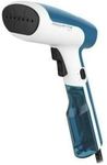 Rowenta Access Steam First DR6130 Vertical Steam Brush, 1300 W, 70 ml Tank, Removes Wrinkles, Odours and Disinfectant, Sensitive and Thick Clothing, 2.6 m, Blue White