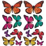 RoomMates Repositionable Childrens Wall Stickers - 3D Butterflies