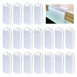 Swpeet 30Pcs Table Skirting Clips Kit, Tablecloth Clips for Table 3/4" - 1" with Hook and Loop Perfect for Wedding Home Meeting Party Picnic Patio Banquet Indoor Outdoor Events