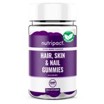 Hair, Skin & Nail Beauty Gummies - Biotin, Zinc, Vitamin D3, Selenium, Vitamin C - 60 Vegetarian Berry Chewable Vitamins - Multivitamins & Minerals Supplement - Gluten, Dairy, Soy & GMO Free