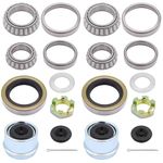 Ruikarhop L68149 L44649 3500lb Boat Trailer Axle Hub Wheel Bearing kit W/ 171255TB Grease Seals,1.98"Trailer Dust Caps,Cotter Pins,Axle Nuts & Washers