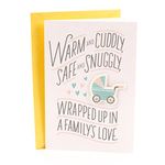 Hallmark Baby Card for New Grandparents (Warm and Cuddly) Welcome New Grandbaby, Congratulations