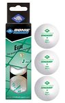 Donic-Schildkröt 1-Star Elite Table Tennis Ball, Poly 40+ Quality, 3 Pieces in a Box, White