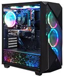 XUM Legend Gaming PC: AMD Ryzen 5 5600G 4.4GHZ, Radeon Vega Graphics, 32GB RAM, 256GB NVMe SSD, 1TB HDD, 500W PSU, aRGB, 600Mbps Dual-Band WiFi, Windows 11