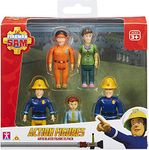 Fireman Sam Action Figures 5-pack, scaled play preschool poseable figures, imaginative play