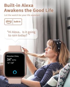 Women’s Smart Watch with Alexa, 1.8” Touchscreen