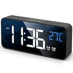 【2024 Upgraded】Digital Alarm Clock 