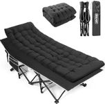 OVERMONT Folding Camping Bed with M