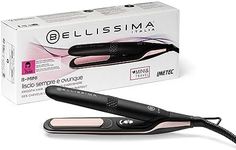 Bellissima Mini Hair Straightener for Pocket and Travel Straight Hair Anytime, Anywhere, Compact, Lightweight, Ceramic Coating, Temperature 200°C, Automatic Multiple Voltage, Beauty Bag