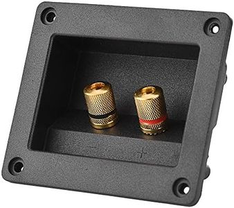 Speaker Box Terminal Cup DIY 2-Way Speaker Box Terminal Binding Post, Power Speaker Screw-in Terminal Plates Screw Cup Connector for Car/Home Audio DIY