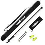 Everbeam Tarp Poles - Tent Poles for Tarp - Camping, Hiking, Fishing - Adjustable Tarp Poles Extend to 92" - Portable & Lightweight, Ideal for Awning, Tent Fly - Includes Guy Lines, Stakes, Carry Bag