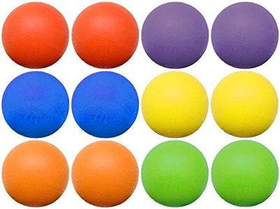 Biggz Rubber Kick Balls Dodgeball Playground Balls for Kids and Adults - Official Size for Dodge Ball, Handball - 8.5 inch, Multicolor - (Pack of 12)