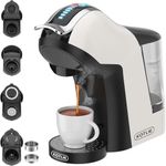 19 Bar 5in1 Multicapsule Espresso Coffee Machine for Dolce Gusto/Nespresso/LOR/MIO Capsule and Coffee Ground/ESE Coffee Pods EM-308A