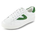 TRETORN Women's Mixed Doubles Sneaker, White/Green, 10