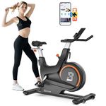 Magnetic Exercise Bike with 2 Seats - Bonvork Silent Belt Drive Stationary Bikes for Home with 40 LB Heavy Flywheel, Indoor Cycling Bike, Cycle Bike for Home Gym Workout Bike Training