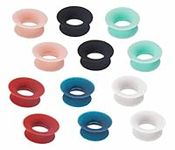 12PCS Mute Style Pack for Earplug Accessories for Mute Style Ear Plug Switch Reusable Soft Silicone Ear Plugs for Engage Daily Control Bundle for Earplugs(6 Colors)