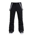 Men's Snow Pants Waterproof Windproof Insulated Ski Pants Winter Warm Hiking Pants with Zip Pockets