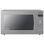 Panasonic Oven with Cyclonic Wave Inverter Technology, 1250W, 2.2 cu.ft. Countertop Microwave with Genius Sensor One-Touch Cooking – NN-SD975S (Stainless Steel/Silver), Stainless