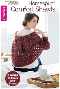 Leisure Arts Homespun Comfort Shawls Multicolor