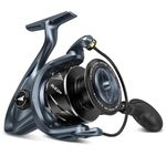 KastKing ReKon Saltwater Spinning Reel – Up to 55LBs Max Drag Big Game Fishing Reel - Innovative NyliTech Body- Water Resistant - 6.2:1 High Speed - MaxiDur 5+1+1 Corrosion-Resistance Bearing System