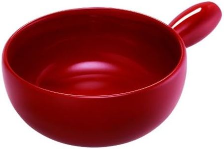Kuhn Rikon Classic 32185 Caquelon Fondue Pot 22 cm Cast Iron Red,31.5 x 21 x 8.8 cm