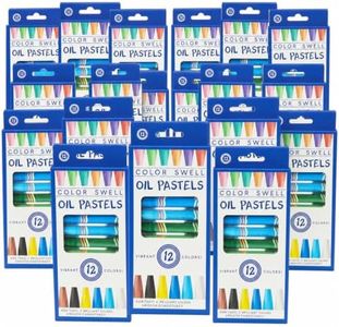 Color Swell Bulk Oil Pastels - 36 Packs with 12 Colors Each - Perfect for Kids, Classrooms, Parties, Students, Donations, Party Favors - Bulk Oil Pastels