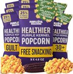 Purplesful Purple Corn Popcorn, Light, Crunchy & Creamier, Wholesome & Naturally Delicious, Guilt-Free & Satisfying Snack Premium Whole Grain Goodness, Non-GMO & Gluten-Free