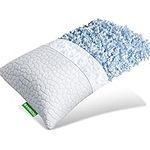 Cooling Bed Pillows for Sleeping, Shredded Memory Foam Pillows for Shoulder and Neck Pain Relief Queen Size Cool Bamboo Pillow for Side Back Stomach Sleepers - Luxury Gel Pillows with Washable Cover