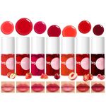 bayfree Lip Tint Stain Set, Lip Stain Long Lasting Waterproof, Lightweight, Non-sticky, Transfer-Proof, Matte Finish (fruit land)