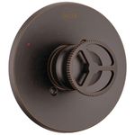 Delta Faucet Trinsic Shower Valve Trim Kit for Delta Shower Systems and Delta Shower Faucets, Delta Shower Handle Replacement, Shower Faucet Handle, Venetian Bronze T14058-RB (Valve Not Included)