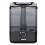 CHIVALZ Humidifiers for Bedroom, 6L Cool Mist Humidifiers for Baby Nursery, 26dB Quiet, 50H Runtime, Top Fill Humidifier for Large Room, Home, Plants, Nightlight, Oil Diffuser 1 Pack