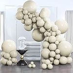 PartyWoo White Sand Balloons, 140 p