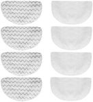 8 Pack Replacement Steam Mop Pads for Bissell Powerfresh Steam Mop 1940 1440 1544 1806 2075 Series, Model 19402 19404 19408 19409 1940a 1940f 1940q 1940t 1940w B0006 B0017, Washable Cleaning Pads