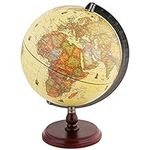 Exerz Antique Globe with A Wood Bas