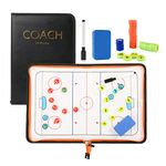 VolksRose Ice Hockey Coaching Board, Magnetic Tactics Coaches Board with Magnets and Pen, Erasable Strategy Board Whiteboard Coach Equipment Tool Accesories for Training and Teaching