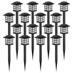 GIGALUMI Solar Outdoor Lights,16 Pack LED Solar Lights Outdoor Waterproof, Solar Walkway Lights Maintain 10 Hours of Lighting for Your Garden, Landscape, Path, Yard, Patio, Driveway