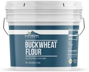 Earthborn Elements Buckwheat Flour 1 Gallon Bucket, Gluten-Free, Baking