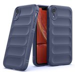 Zapcase Back Case Cover for iPhone XR | Compatible for iPhone XR Back Case Cover | Matte Soft Flexible Silicon | Liquid Silicon Case for iPhone XR with Camera Protection | Sapphire