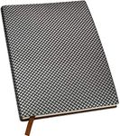 Global Printed Products Global Printed Products Textured High End 5 by 8 in Journal Notebook, Silver