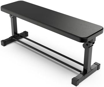 SincMill Extended Flat Weight Bench, Extra Long Workout Bench for Weightlifting and Strength Training, 1000lbs Capacity, Home Gym Equipment
