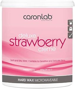 Caron Strawberry Creme Cream Hard Hot Wax Microwaveable 800g Waxing Hair Removal