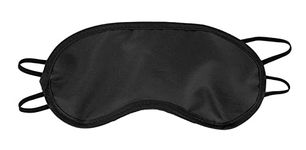 SQIN Blind Sleeping Eye Mask black Cotton Cover Super Soft & Smooth Travel Masks for Men Women Girls Boys Kids (Pack of 1)