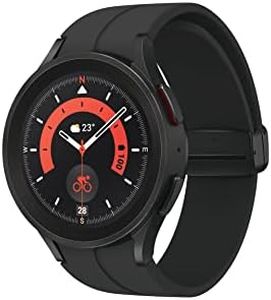 Samsung Galaxy Watch5 Pro Round Bluetooth Smart Watch Wear OS Outdoor Fitness Watch Fitness Tracker 45mm Titanium Black