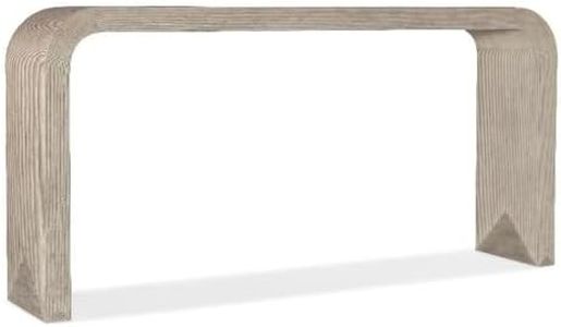 Hooker Furniture Commerce & Market Delta Console Table in Light Brown Wood