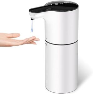 YIKHOM Automatic Liquid Soap Dispenser with Auto Clean, 15.37 oz Touchless Hand Soap Dispenser, 8 Volume Control for Gel & Liquid Soap, USB/C-C Rechargeable, Dish Soap Dispenser for Kitchen Bathroom