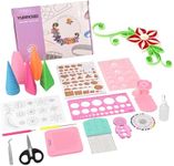 YURROAD 19pcs Complete Paper Quilling Tools Kit for Quilling Paper Art Craft - TL38