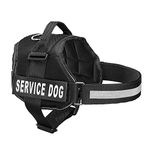 PetCeptual Service Dog Vest Harness Chest Body Belt with Adjustable Neck and Chest Dog (Extra Large Dogs)