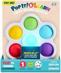 Chuckle & Roar - Pop It! and Learn - Educational and Electronic Popping Toy - Learn Numbers & Letters in Spanish or English - Great for Ages 6 Months to 2 Years