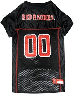 Pets First NCAA College Texas Tech Red Raiders Mesh Jersey for Dogs & Cats, Size X-Large, Licensed Dog Jersey with Your Favorite Football/Basketball College Team