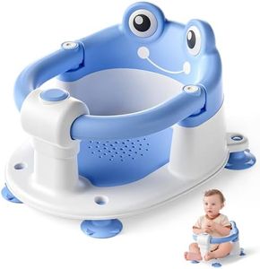 Baby Bath Seat for Babies 6 Months & up Non-Slip Toddler Bath Seats for Sitting Up Infant Bathtub Chair with Suction Cups and Soft Cushion for Baby Shower Tub Seat